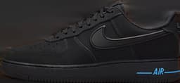 Nike Air Force 1 Low Black / University Blue release thumbnail 1