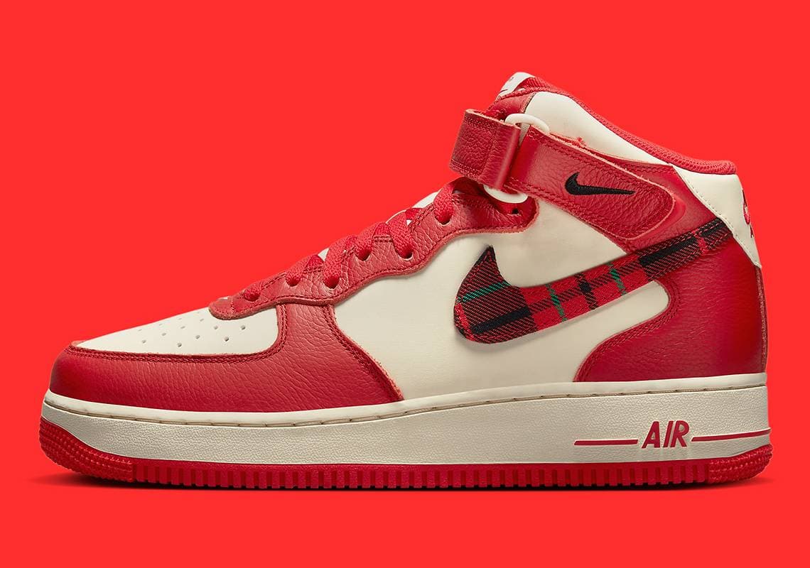 Nike Air Force 1 Mid "Plaid" Nike release photo