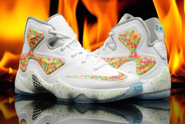 Nike LeBron 13 GS “Fruity Pebbles” Nike release photo