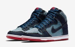 Nike SB Dunk High “Denim” release thumbnail 1