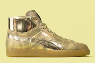 PUMA SUEDE “24K WHITE GOLD PACK” release photo 1