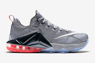 NIKE LEBRON 12 LOW “WOLF GREY” release photo 1