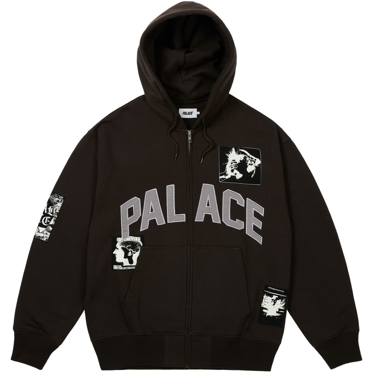 Patch Up Zip Hood Black release photo 1