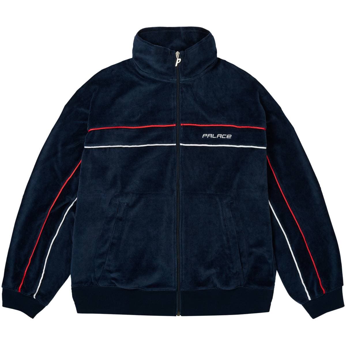 Piped Velour Funnel Navy release photo 1