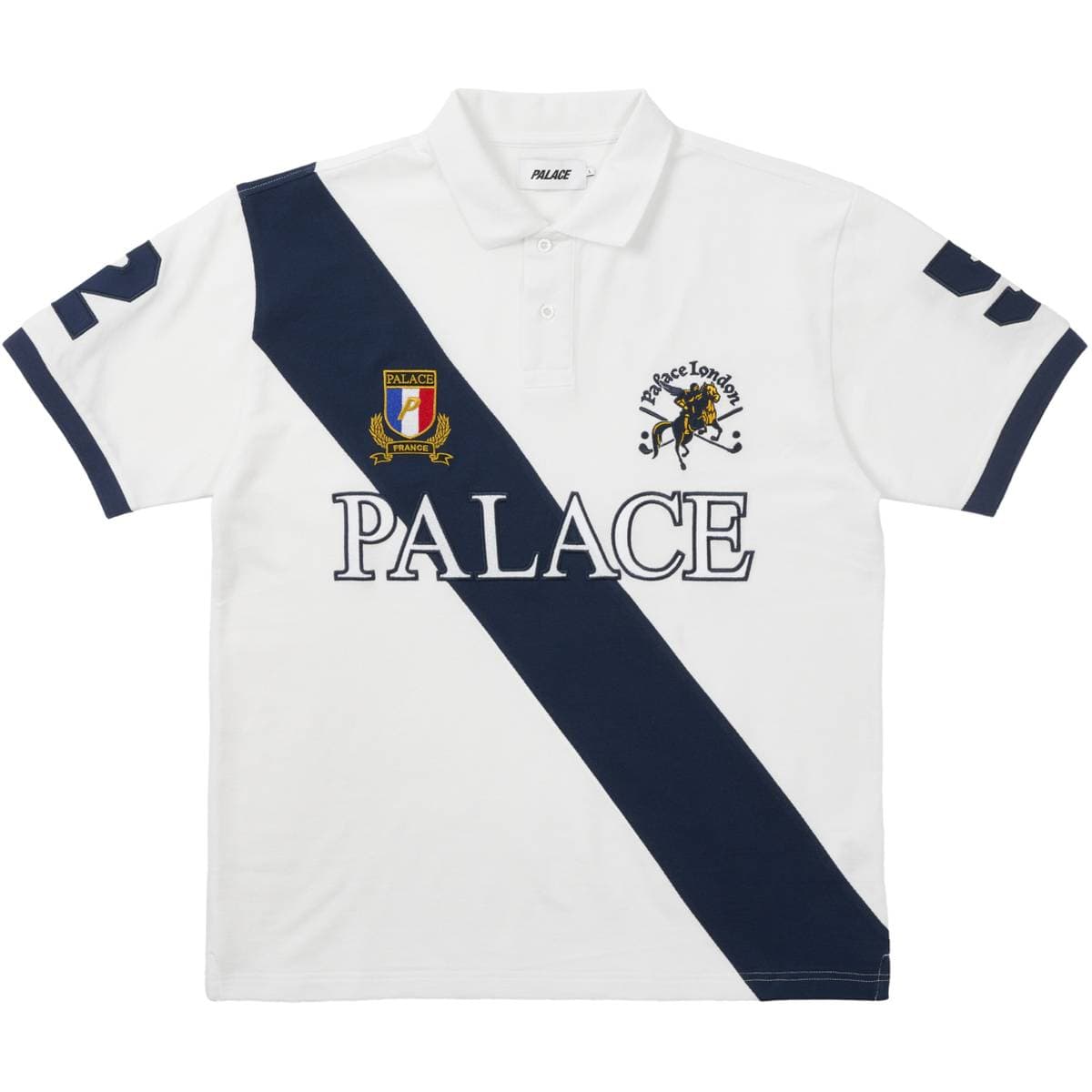 Geezer Polo White / Navy release photo
