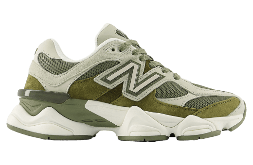 New Balance 9060 Dark Olivine / White New Balance release photo