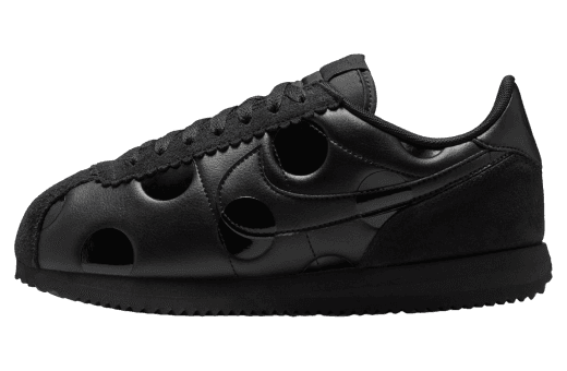 Nike Cortez Triple Black Polka Dot B Nike release photo