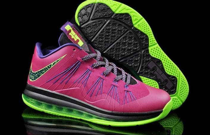 Nike LeBron X Low "Red Plum" Nike release photo