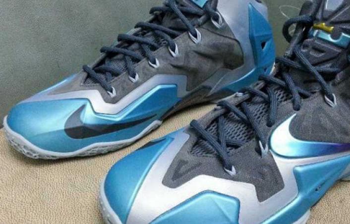 Nike LeBron 11 "Gamma Blue"  Nike release photo
