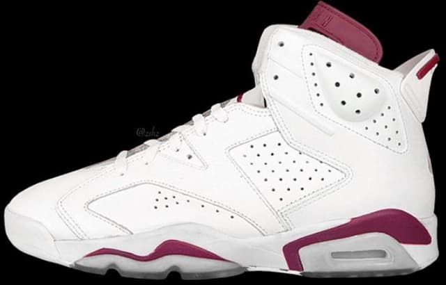 Air Jordan 6 Maroon Jordan release photo