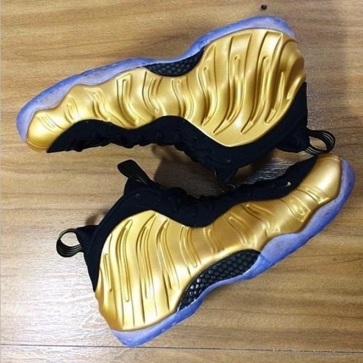 Nike Foamposite One "Gold" Nike release photo