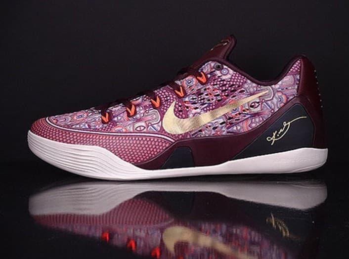 Nike Kobe 9 EM Low 'Merlot Nike release photo