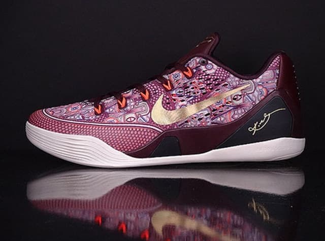 Nike Kobe 9 EM Low 'Merlot Nike release photo