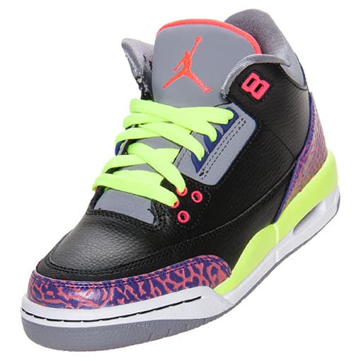 Girls' Grade School Air Jordan Retro 3 Basketball Shoes release photo 1