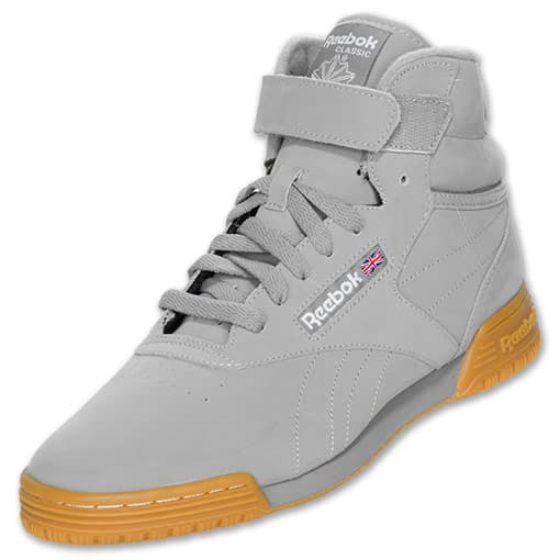 REEBOK Men's Ex-O-Fit Mid Casual Shoes, Grey/White/Gum release photo