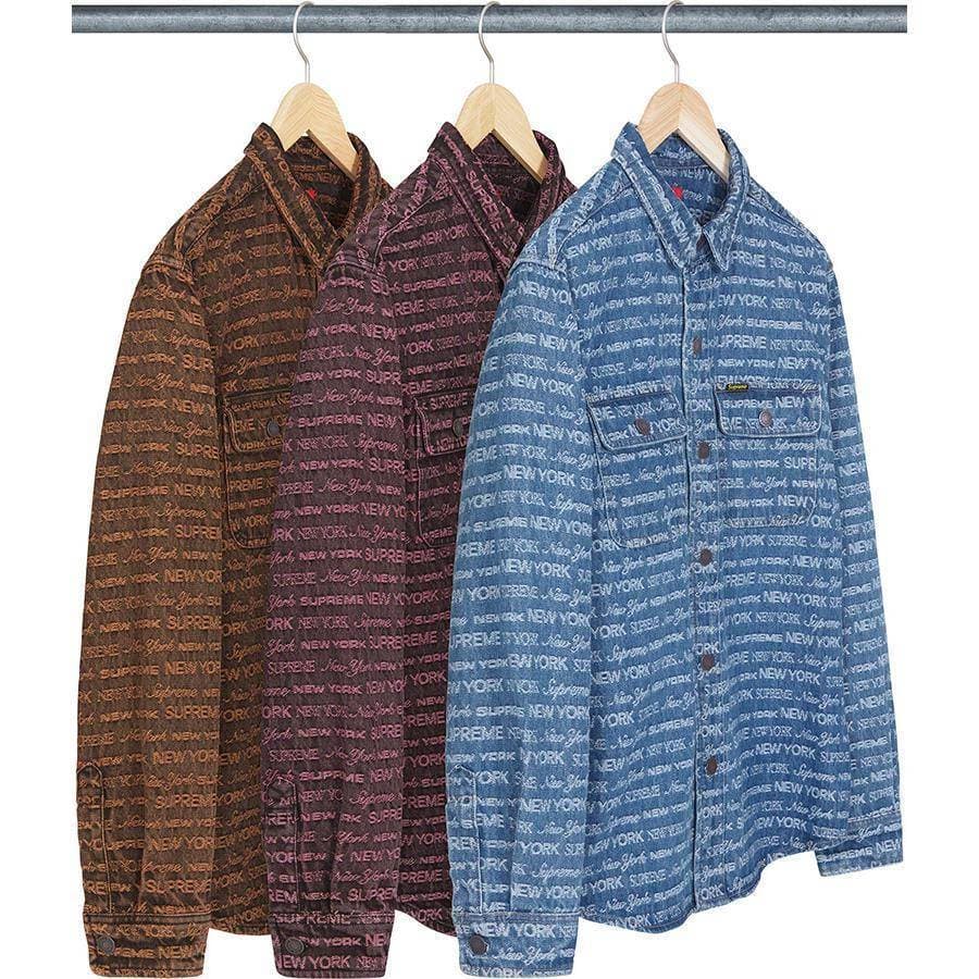 Multi Type Jacquard Denim Shirt release photo 1