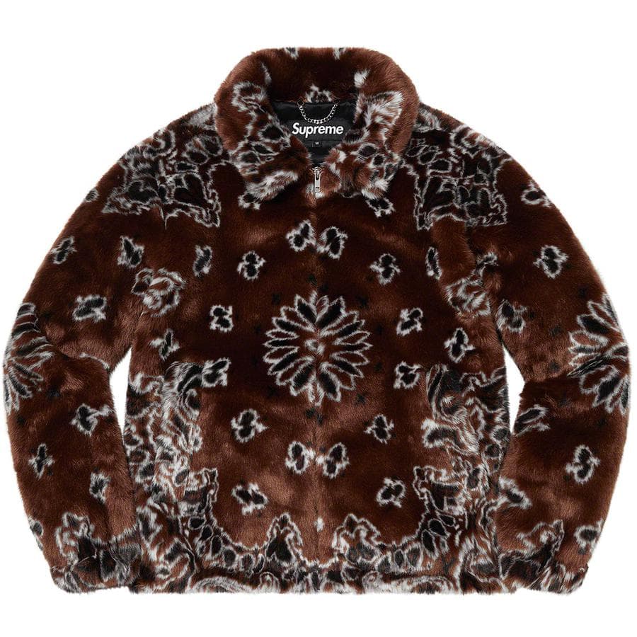 Supreme Bandana Faux Fur Bomber Jacket release photo 5