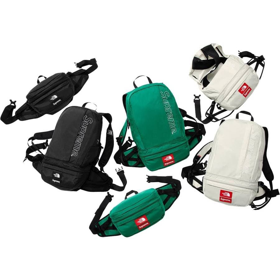 Supreme®/the North Face® Trekking Convertible Backpack + Waist Bag release photo 1
