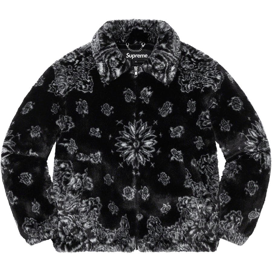 Supreme Bandana Faux Fur Bomber Jacket release photo 4