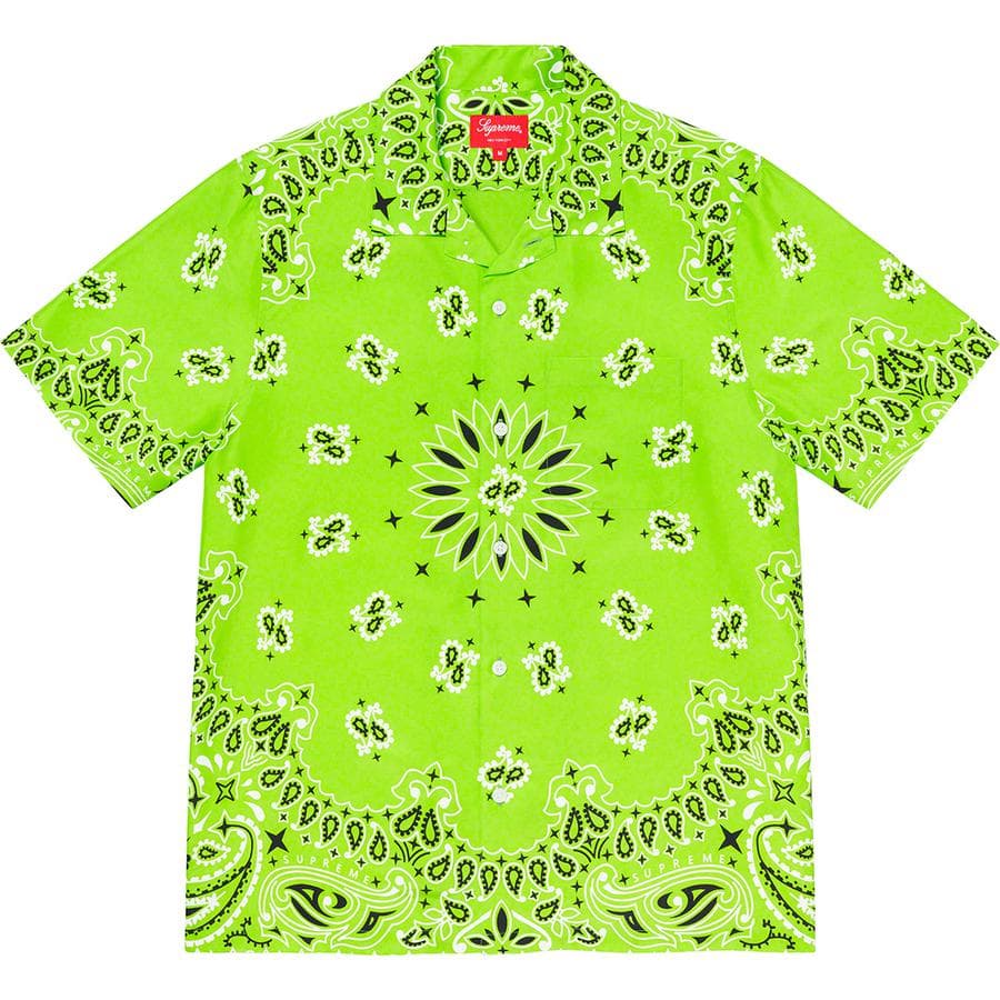 Supreme Bandana Silk S/S Shirt release photo 2