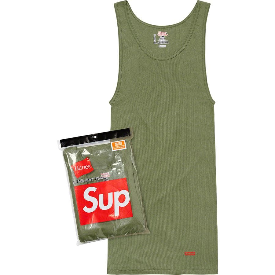 Supreme®/hanes® Tagless Tank Top (3 Pack) release photo 1