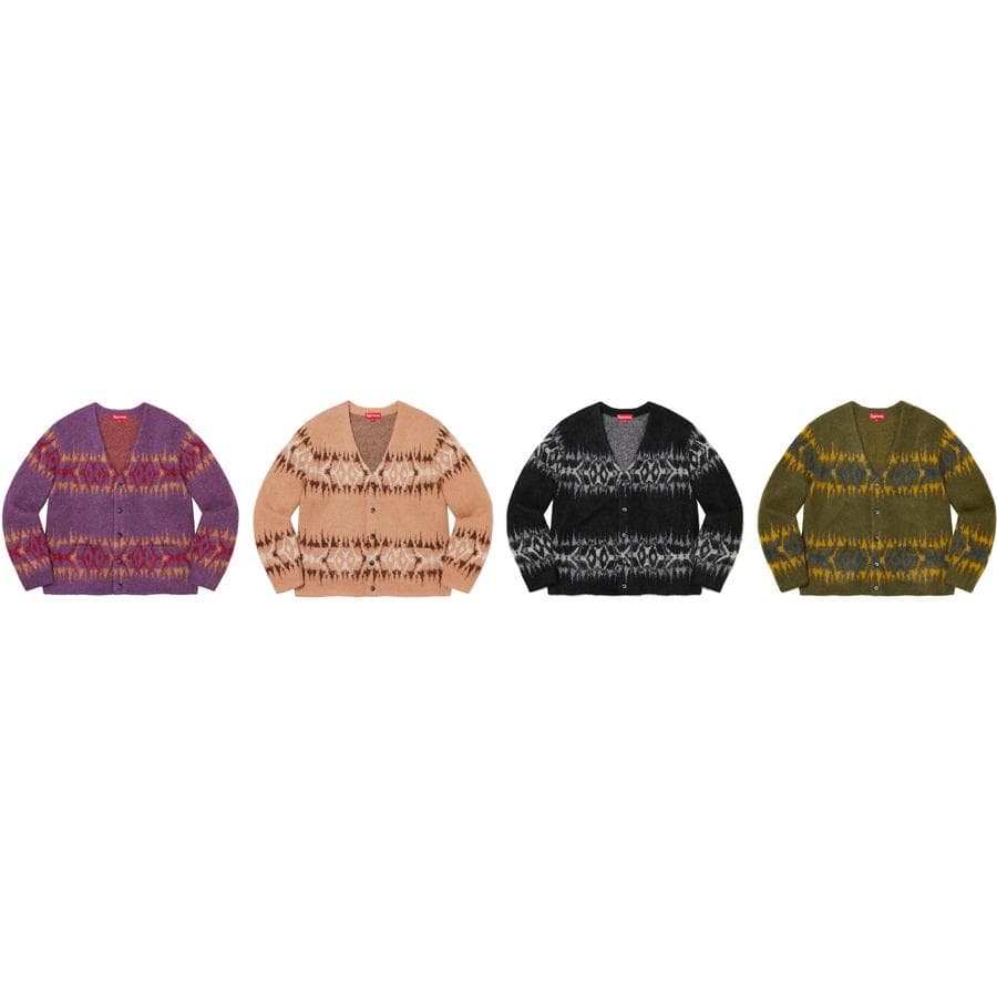 Abstract Stripe Cardigan release photo 1