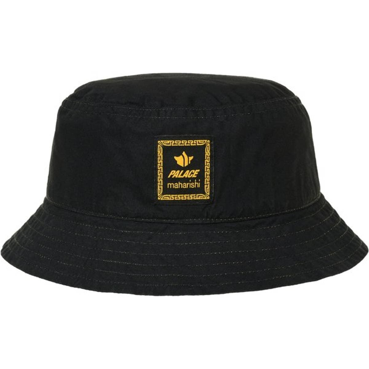 Palace Palace Maharishi Reversible Bucket Hat Black release photo 1
