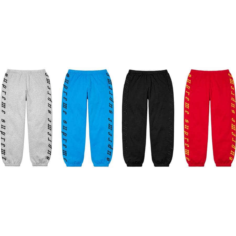Raised Embroidery Sweatpant release photo 1