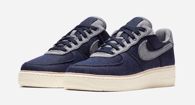 3×1 x Nike Air Force 1 Low “Raw Indigo” Nike release photo