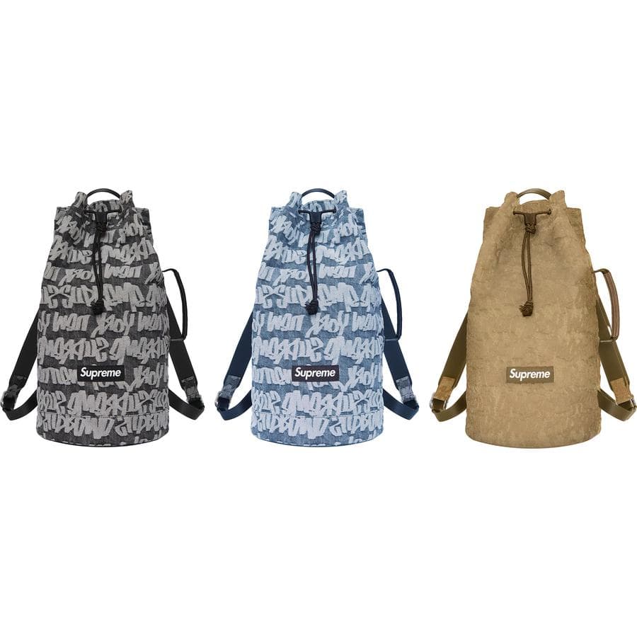 Fat Tip Jacquard Denim Backpack release photo 1