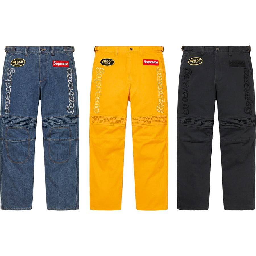 Supreme®/vanson Leathers® Cordura® Denim Racing Pant release photo 1