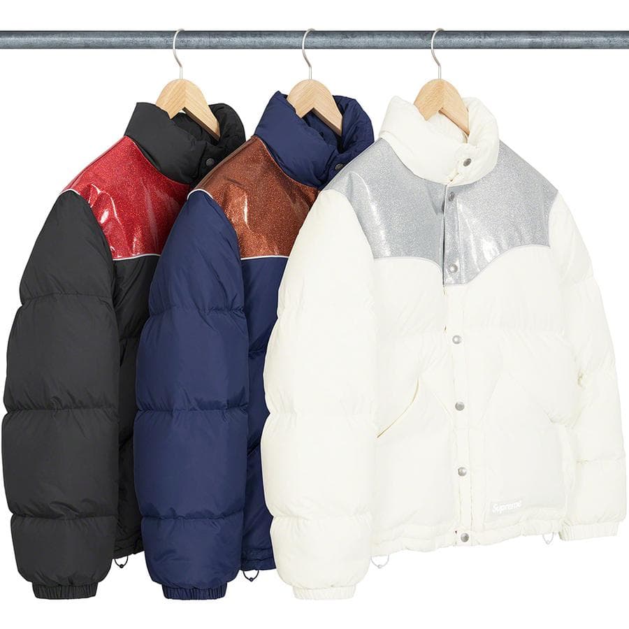 Glitter Yoke Down Puffer Jacket release photo 1