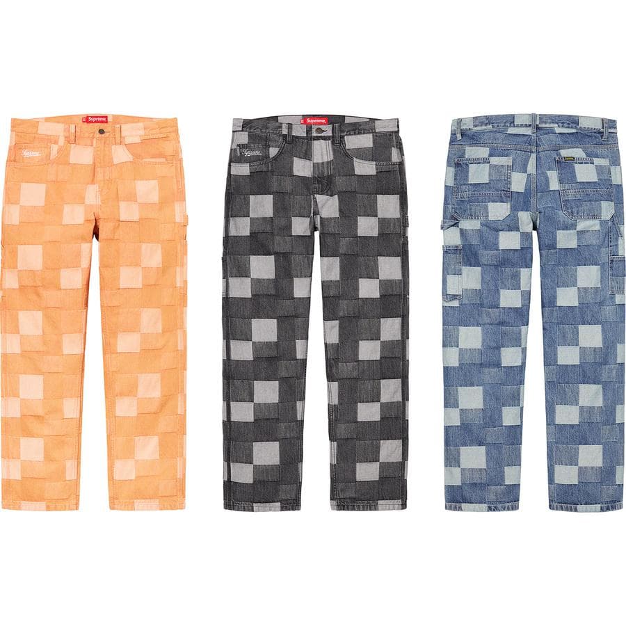 Supreme Patched Denim Painter Pant release photo 1