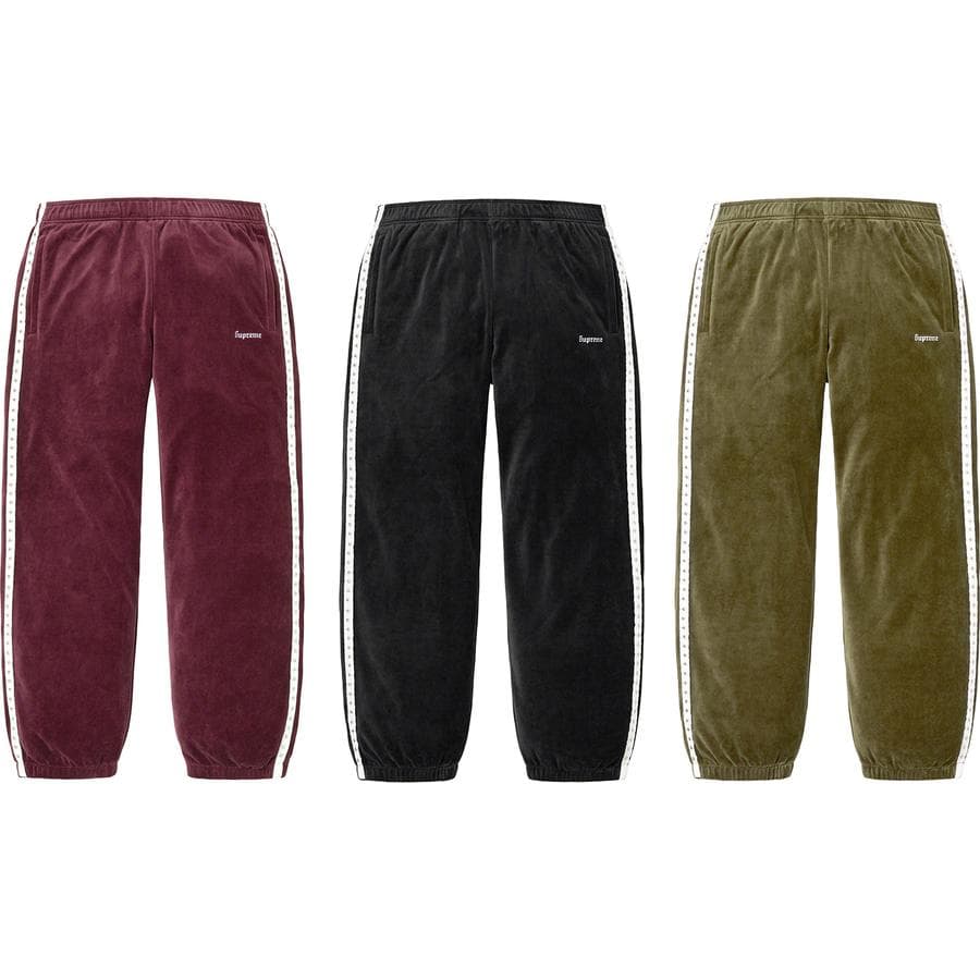 Studded Velour Track Pant release photo 1