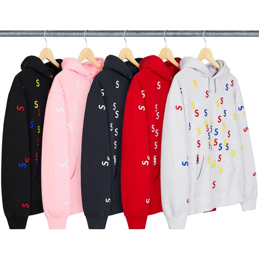 Supreme Embroidered S Hooded Sweatshirt release photo 1