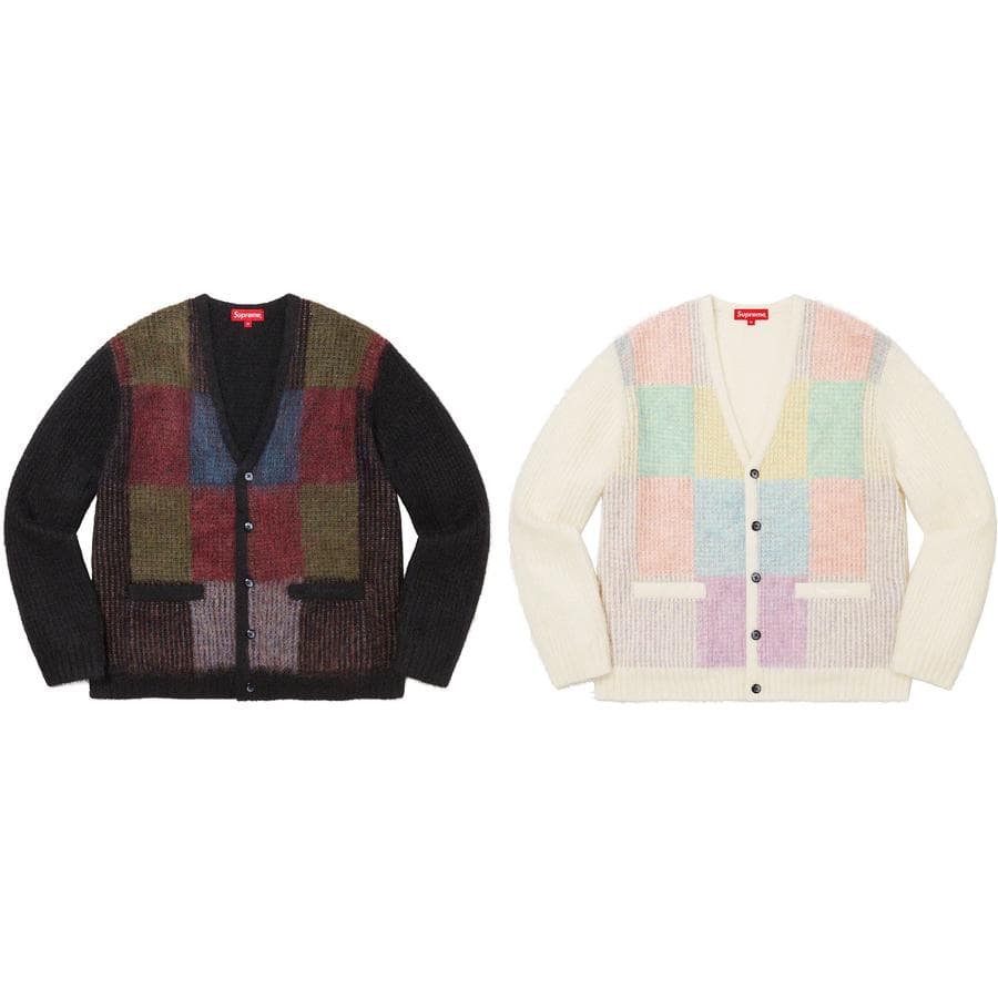 Brushed Grid Cardigan release photo 1
