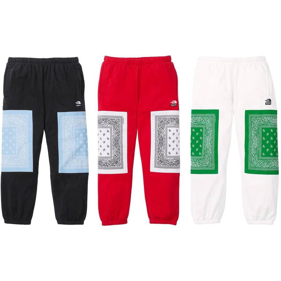 Supreme®/the North Face® Bandana Sweatpant release photo 1