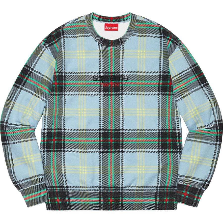 Supreme Plaid Crewneck release photo 2