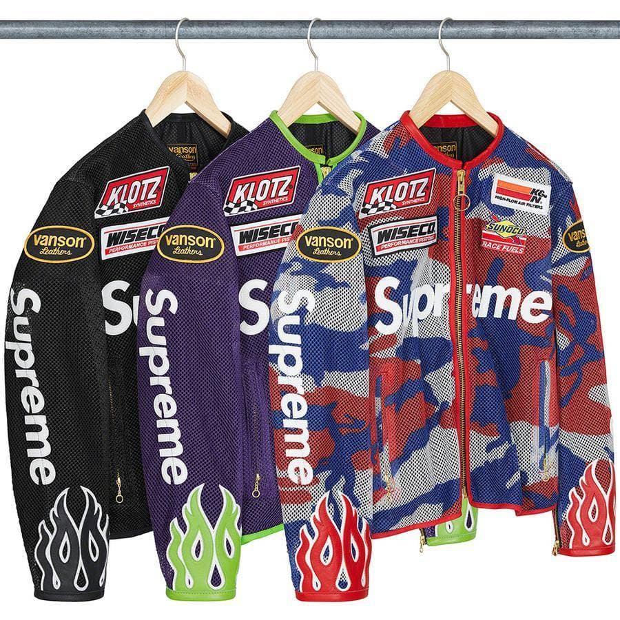 Supreme®/vanson Leathers® Cordura® Mesh Jacket release photo 1