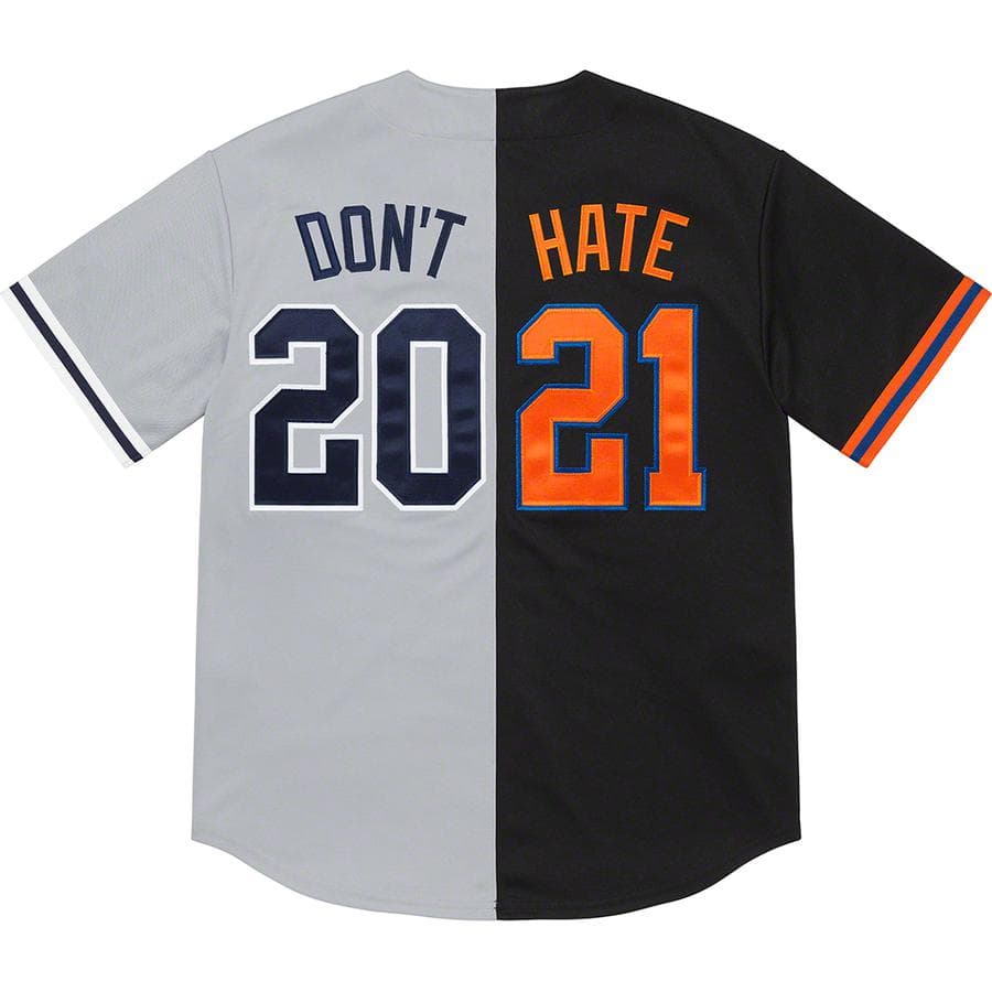 Supreme Don't Hate Baseball Jersey release photo 2