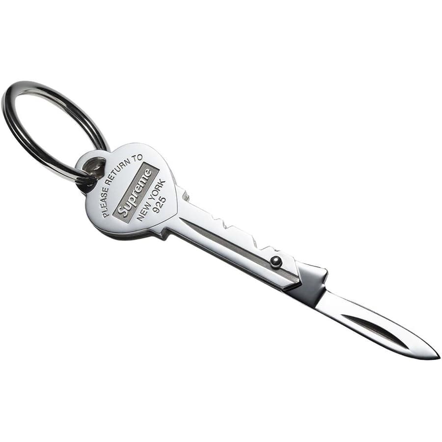 Supreme®/tiffany & Co. Return To Tiffany Heart Knife Key Ring release photo 1