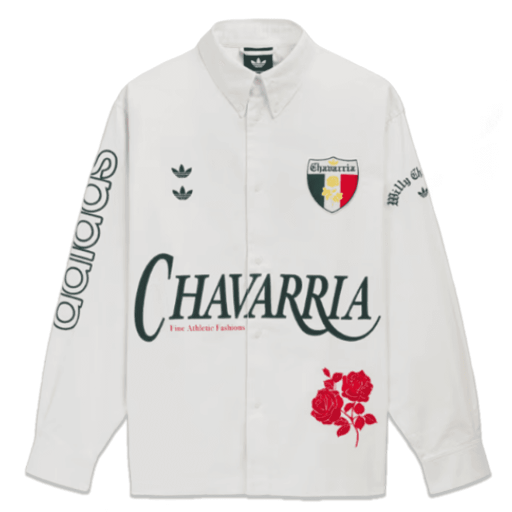 Adidas Originals x Willy Chavarria Button Up - Off White adidas release photo