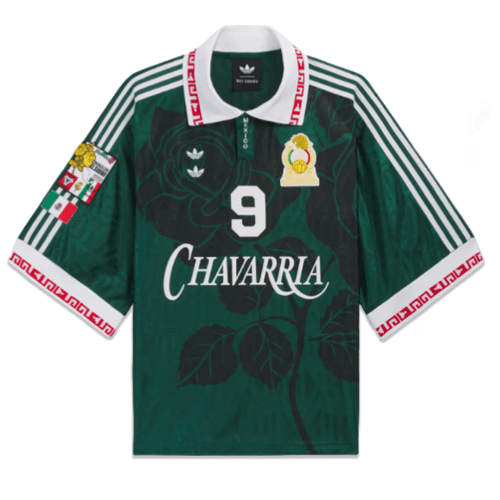 Adidas Originals x Willy Chavarria Soccer Jersey - Collegiate Green adidas release photo
