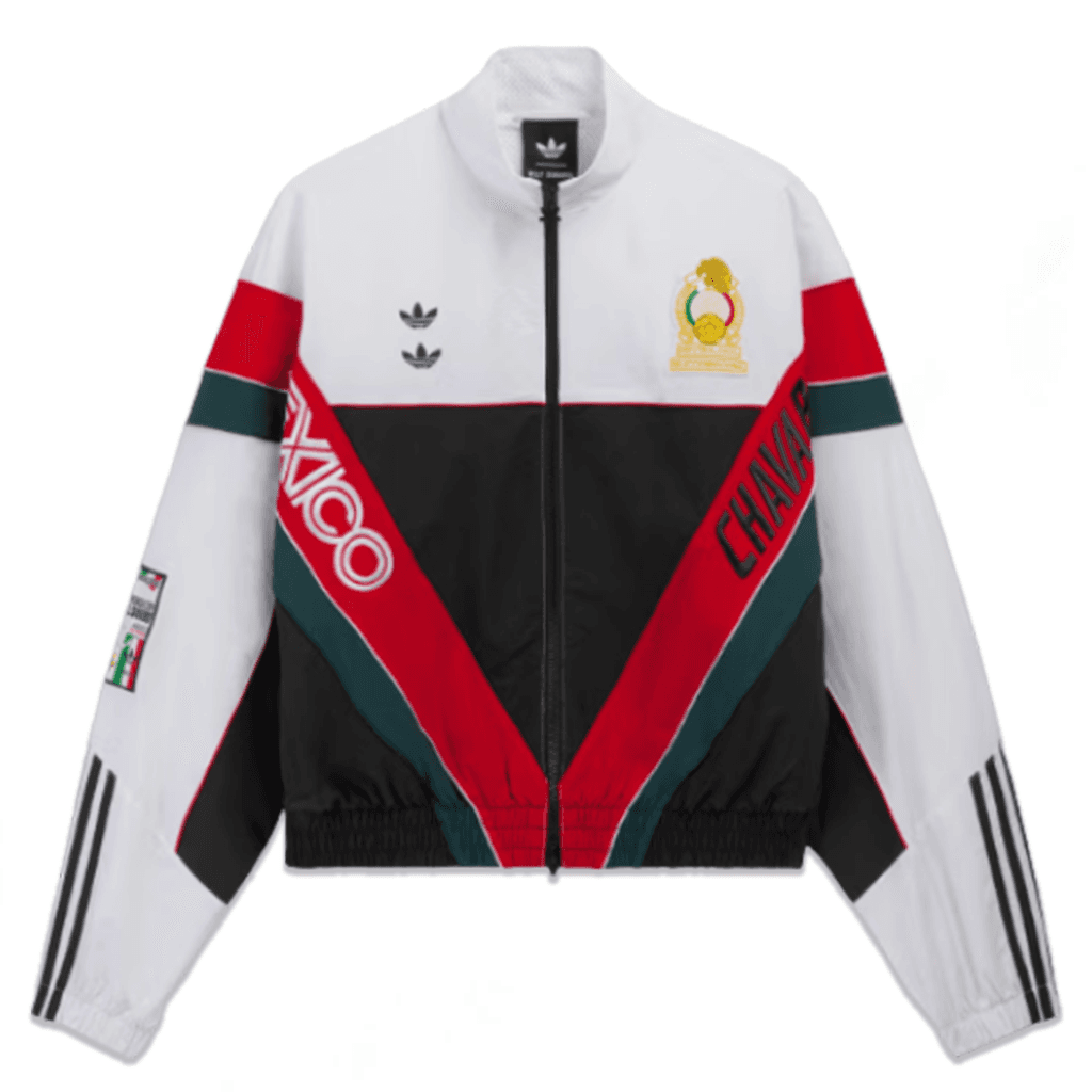 Adidas Originals x Willy Chavarria Woven Trackshirt - White/Black adidas release photo