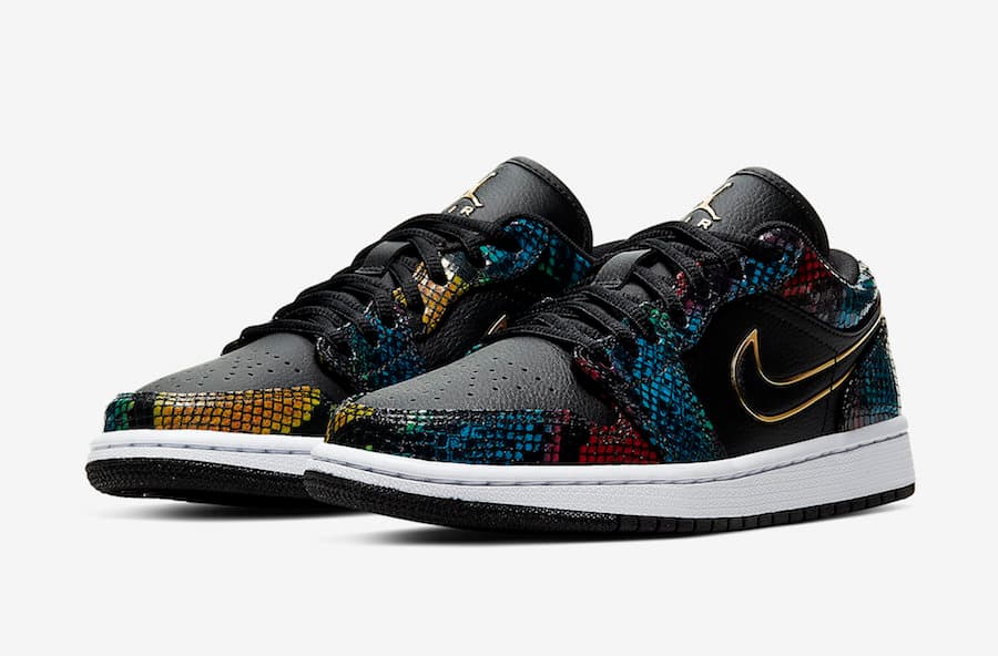Air Jordan 1 Low WMNS “Multi Snakeskin” release photo 2