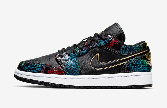 Air Jordan 1 Low WMNS “Multi Snakeskin” Jordan release photo