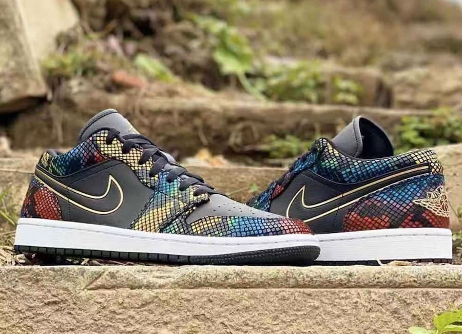 Air Jordan 1 Low WMNS “Multi Snakeskin” release photo 8