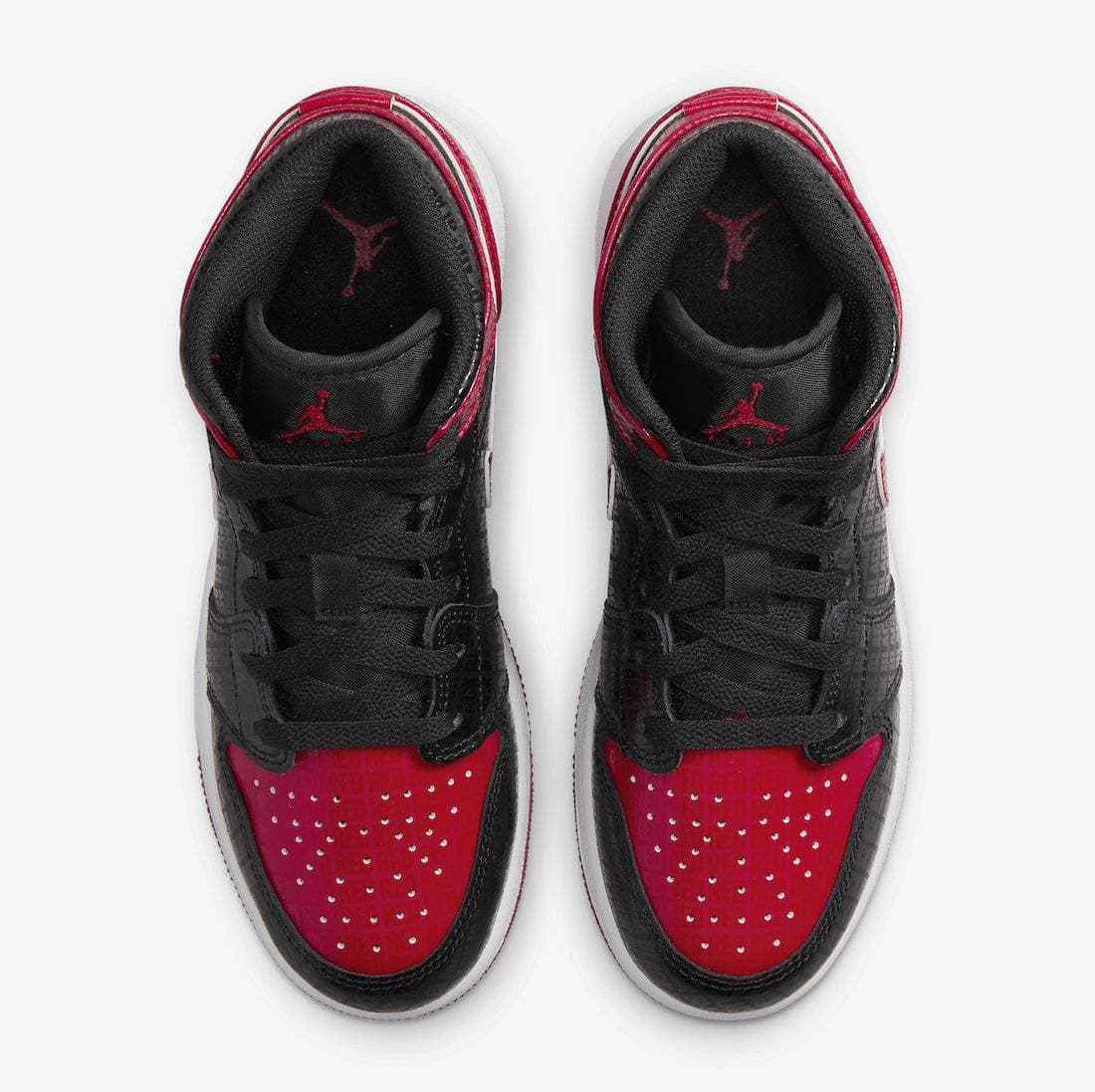 Air Jordan 1 Mid GS “Bred” release photo 5