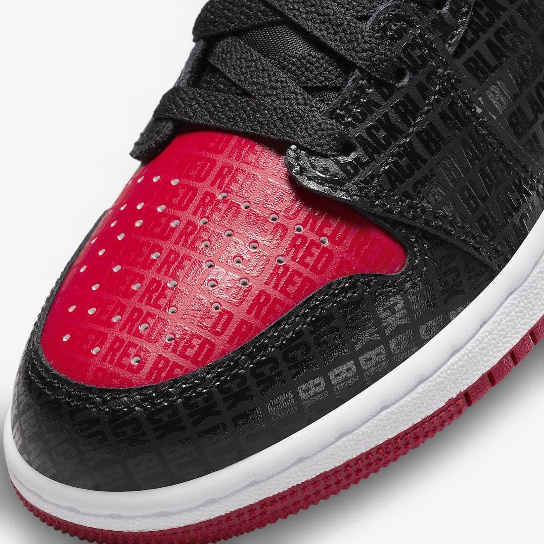 Air Jordan 1 Mid GS “Bred” release photo 8