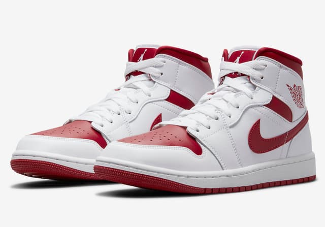 Air Jordan 1 Mid “Red Toe” Jordan release photo